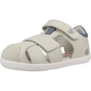 Sandały GARVALIN 252327G Beżowy. Brązowe sandały GARVALIN, bez wzorów, ze skóry, bez obcasa, bez zapięcia. Za 194,99 zł.