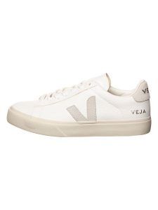 Veja Skórzane sneakersy "Campo" w kolorze biało-kremowym rozmiar: 40. Białe trampki Veja, bez wzorów, bez zapięcia. Za 480,90 zł.
