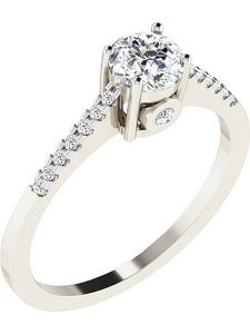 Diamant Vendôme Złoty pierścionek z diamentami rozmiar: 48. Szare pierścionki Diamant Vendôme, z diamentem, złote. Za 1 581,38 zł.