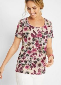 T-shirt (2 szt.). Czerwone t-shirty bonprix, bez wzorów, bez kołnierzyka, bez ramiączek. Za 79,98 zł.