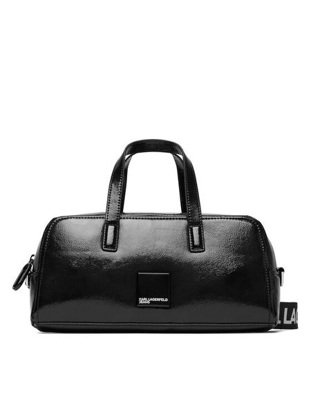 Karl Lagerfeld Jeans Torebka B1W30144 Czarny. Czarne torebki klasyczne Karl Lagerfeld Jeans, bez wzorów, z jeansu, bez dodatków. Za 519,99 zł.