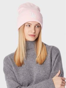 47 Brand Czapka Mlb Los Angeles Dodgers Haymaker 47 Cuff Knit B-HYMKR12ACE-PK Różowy. Czerwone czapki 47 Brand, bez wzorów, z materiału. Za 99,99 zł.