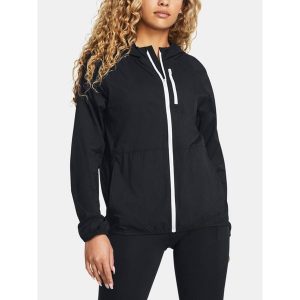 Kurtka do biegania damska Under Armour Phantom Windbreaker. Czarne kurtki Under Armour, l, bez wzorów, bez kaptura. Za 379,99 zł.