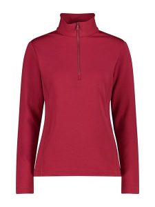 CMP Bluza polarowa w kolorze czerwonym rozmiar: 38. Czerwone bluzy CMP, bez wzorów, z materiału, bez kaptura. Za 135,17 zł.