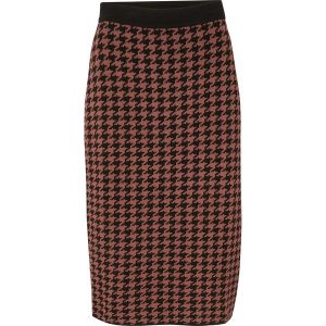 Spódnica dzianinowa. Czarne spódnice bonprix, bez wzorów, z dzianiny, eleganckie. Za 109,99 zł.
