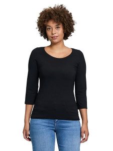 CARTOON Koszulka w kolorze czarnym rozmiar: 34. Czarne bluzki Cartoon, bez wzorów, bez kołnierzyka, bez ramiączek. Za 39,99 zł.