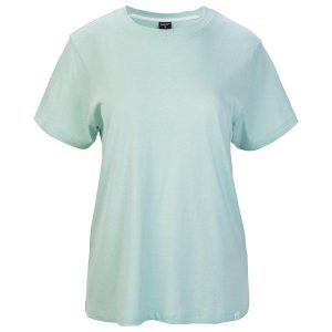 T-shirt Damski Z Krótkim Rękawem Elina II. Niebieskie t-shirty Hi-tec, bez wzorów, bez kołnierzyka, bez ramiączek. Za 55,99 zł.