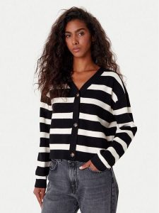 Vero Moda Kardigan Saba 10331794 Czarny Regular Fit. Czarne kardigany Vero Moda, z syntetyku. Za 179,99 zł.