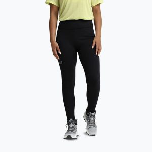 Legginsy damskie Jack Wolfskin Wildstride. Czarne legginsy Jack Wolfskin, bez wzorów, z elastanu. Za 359,99 zł.