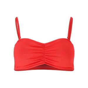 Damski top do kostiumu kąpielowego Athlecia Rhea. Czerwone bikini Athlecia, bez wzorów. Za 125,50 zł.
