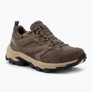 Buty trekkingowe damskie Jack Wolfskin Vojo Tour Texapore Low. Brązowe buty trekkingowe Jack Wolfskin, bez zapięcia. Za 575,45 zł.