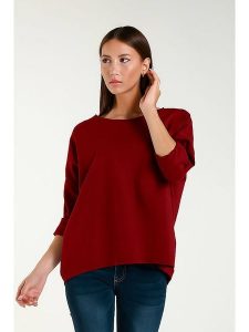 Tamba Bluza w kolorze czerwonym rozmiar: 36-42. Czerwone bluzy Tamba, bez wzorów, bez kaptura. Za 78,84 zł.