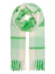 ONLY Szal w kolorze zielono-kremowym rozmiar: onesize. Zielone szaliki ONLY, bez wzorów, z materiału. Za 79,14 zł.