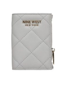 Nine West Portfel NW-W1-006-SS25 Szary. Szare portfele Nine West, bez wzorów, z materiału. Za 59,99 zł.