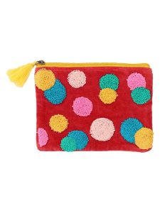 Overbeck and Friends Kosmetyczka "Dotty" w kolorze czerwonym ze wzorem - 21 x 15 cm rozmiar: onesize. Czerwone kosmetyczki Overbeck and Friends, bez wzorów, z materiału. Za 66,16 zł.