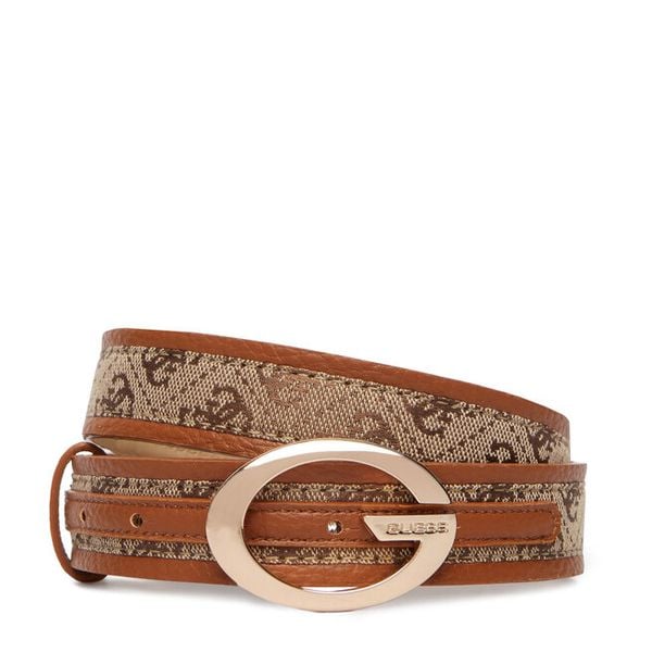 Pasek Guess. Brązowe paski Guess, z aplikacjami. Za 210,99 zł.
