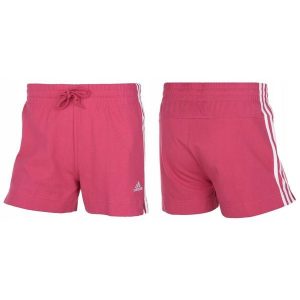 Spodenki damskie adidas Essentials Slim Short. Czerwone szorty ADIDAS, bez wzorów, sportowe. Za 94,99 zł.