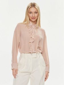 ViCOLO Koszula TB0133 Różowy Regular Fit. Czerwone koszule ViCOLO, l, bez wzorów, z syntetyku, bez kołnierzyka, bez ramiączek. Za 479,99 zł.
