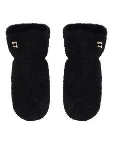 KARL LAGERFELD Rękawiczki B4W33044 Czarny. Czarne rękawiczki KARL LAGERFELD, bez wzorów, z dzianiny. Za 429,99 zł.