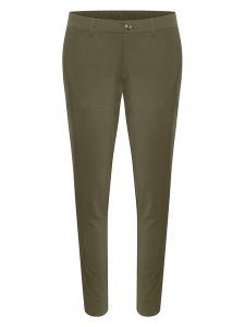 CULTURE Spodnie chino "Alpha" w kolorze khaki rozmiar: 42. Brązowe chinosy Culture, bez wzorów. Za 141,52 zł.