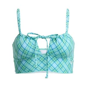 Top typu tank dla Kobiety PRINTED ESSENTIALS Zielony. Zielone bikini Roxy, bez wzorów, z elastanu. Za 169,99 zł.