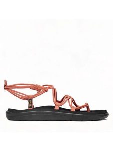 Teva Sandały Voya Infinity 1019622 Pomarańczowy. Brązowe sandały Teva, bez wzorów, ze skóry, bez obcasa, na płaskiej podeszwie, bez zapięcia. Za 239,99 zł.