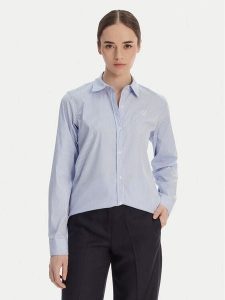 HUGO Koszula Essentia 50552601 Niebieski Regular Fit. Niebieskie koszule Hugo, bez wzorów, z bawełny, bez kołnierzyka, bez ramiączek. Za 429,99 zł.