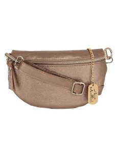 Anna Morellini Skórzana saszetka "Agnese" w kolorze szarobrązowym - 23 x 15 x 1 cm rozmiar: onesize. Brązowe nerki i saszetki Anna Morellini, bez wzorów, z materiału. Za 165,99 zł.