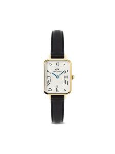 Daniel Wellington Zegarek Quadro Roman Numerals Date DW00100865 Czarny. Czarne, analogowe zegarki Daniel Wellington. Za 709,99 zł.