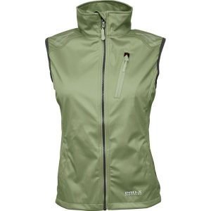 Damska wodoodporna kurtka softshell Pro-X Elements Hanna. Zielone kurtki PRO-X ELEMENTS, bez wzorów, z softshellu, bez kaptura. Za 335,00 zł.
