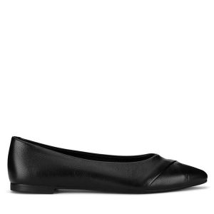 Baleriny Lasocki. Czarne balerinki Lasocki, bez wzorów, bez obcasa, bez zapięcia. Za 169,99 zł.