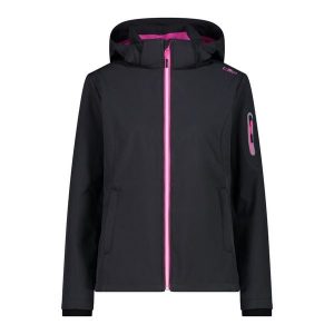 Kurtka damska turystyczna CMP 39A5006. Szare kurtki CMP, l, bez wzorów, z softshellu, bez kaptura. W wyprzedaży za 293,99 zł.