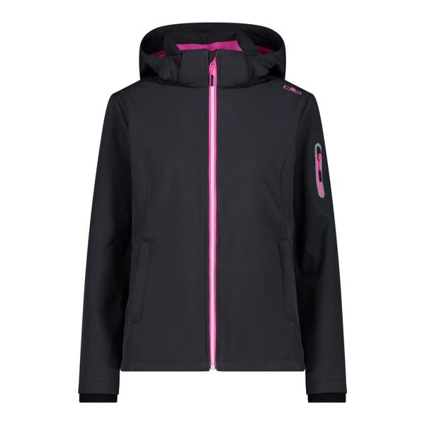 Kurtka damska turystyczna CMP 39A5006. Szare kurtki CMP, l, bez wzorów, z softshellu, bez kaptura. W wyprzedaży za 293,99 zł.