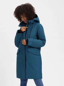 TRAVELIN' Parka "Bodil" w kolorze niebieskim rozmiar: S. Niebieskie płaszcze Travelin', s, bez wzorów, bez kaptura. Za 478,95 zł.
