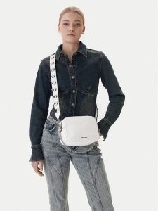 MICHAEL Michael Kors Torebka 32R6SYTC6L Biały. Białe torebki klasyczne MICHAEL Michael Kors, bez wzorów, ze skóry, bez dodatków. Za 688,99 zł.