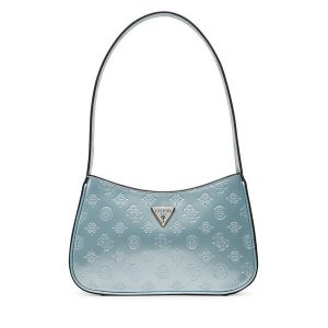 Torebka Guess. Niebieskie torebki klasyczne Guess, z aplikacjami, bez dodatków. Za 299,99 zł.