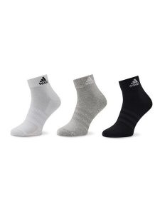 Adidas Skarpety krótkie Cushioned Sportswear Ankle Socks 3 Pairs IC1281 Szary. Szare komplety bielizny ADIDAS, bez wzorów, z bawełny. Za 39,99 zł.