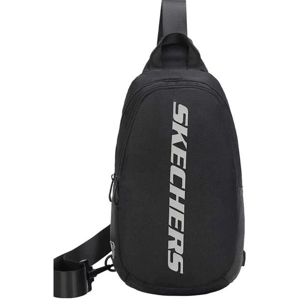 Saszetka na ramię Skechers. Czarne nerki i saszetki Skechers, bez wzorów. Za 87,99 zł.