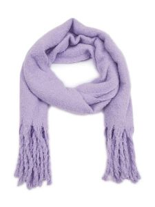 Orsay Szal w kolorze lawendowym rozmiar: onesize. Różowe szaliki Orsay, bez wzorów, z materiału. Za 78,47 zł.