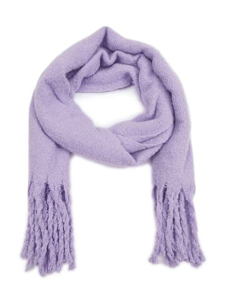 Orsay Szal w kolorze lawendowym rozmiar: onesize. Różowe szaliki Orsay, bez wzorów, z materiału. Za 78,47 zł.