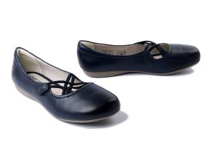 JOSEF SEIBEL 87239 971 530 Fiona 39 ocean, baleriny damskie. Niebieskie balerinki Josef Seibel, bez wzorów, ze skóry, bez obcasa, bez zapięcia. Za 359,90 zł.