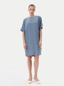Bruuns Bazaar Sukienka codzienna Gigi BBW3477N Niebieski Loose Fit. Niebieskie kombinezony Bruuns Bazaar, na co dzień, bez wzorów, z wiskozy, bez kołnierzyka, bez ramiączek, proste. Za 249,99 zł.