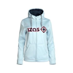 DUERO W JACKET Bluza z kapturem i zamkiem błyskawicznym – wygoda i styl z możliw. Niebieskie bluzy Izas, bez wzorów, z kapturem. W wyprzedaży za 226,04 zł.