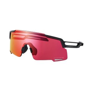 Czarne okulary przeciwsłoneczne Shimano CE-Equinox 5. Czerwone okulary przeciwsłoneczne Shimano. Za 518,40 zł.