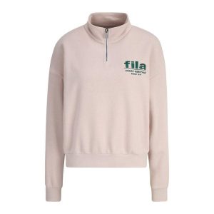 Bluza damska FILA Lima. Brązowe bluzy Fila, m, bez wzorów, bez kaptura. Za 189,99 zł.