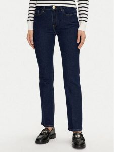 Tommy Hilfiger Jeansy WW0WW42197 Granatowy Bootcut Fit. Niebieskie jeansy TOMMY HILFIGER, bez wzorów, z bawełny. Za 279,99 zł.
