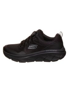 Skechers Sneakersy "D'Lux Walker" w kolorze czarnym rozmiar: 43. Czarne trampki Skechers, bez wzorów, bez zapięcia. Za 298,67 zł.