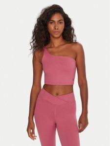 Reebok Biustonosz sportowy Addison RK25187CCW Różowy. Czerwone biustonosze sportowe Reebok, bez wzorów, z syntetyku. Za 129,99 zł.