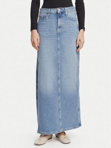 Tommy Jeans Spódnica jeansowa Claire DW0DW22711 Niebieski jasny Regular Fit. Niebieskie spódnice Tommy Jeans, m, bez wzorów, z bawełny. Za 409,99 zł.