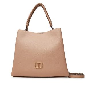 Torebka TWINSET. Brązowe torebki klasyczne Twinset, bez wzorów, bez dodatków. Za 549,99 zł.